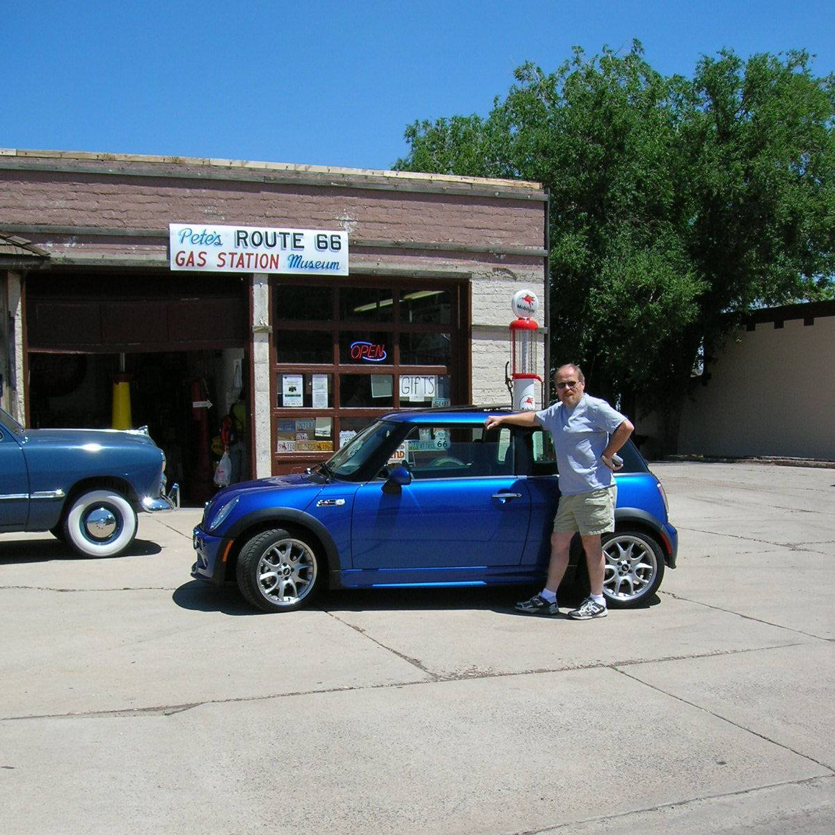 On Route 66 in Williams, AZ toured the Grand Canyon.