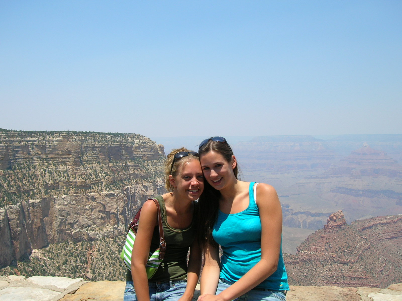 My Daughter and her friend at the Grand Canyon